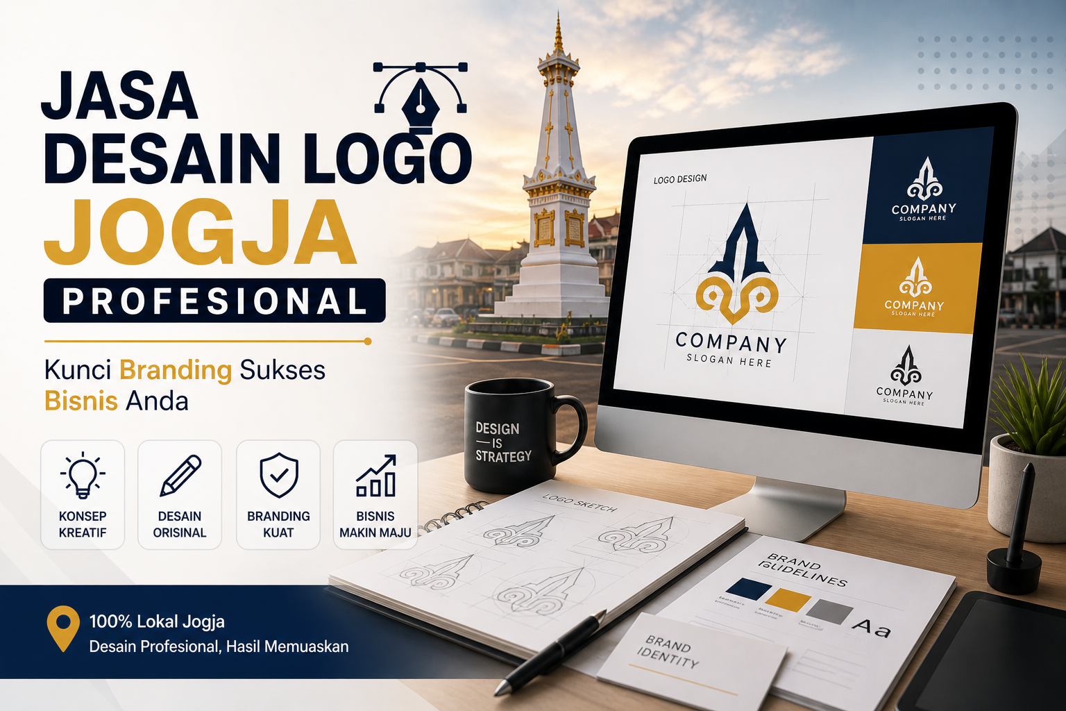 Jasa Desain Logo Jogja Profesional: Kunci Branding Sukses Bisnis Anda