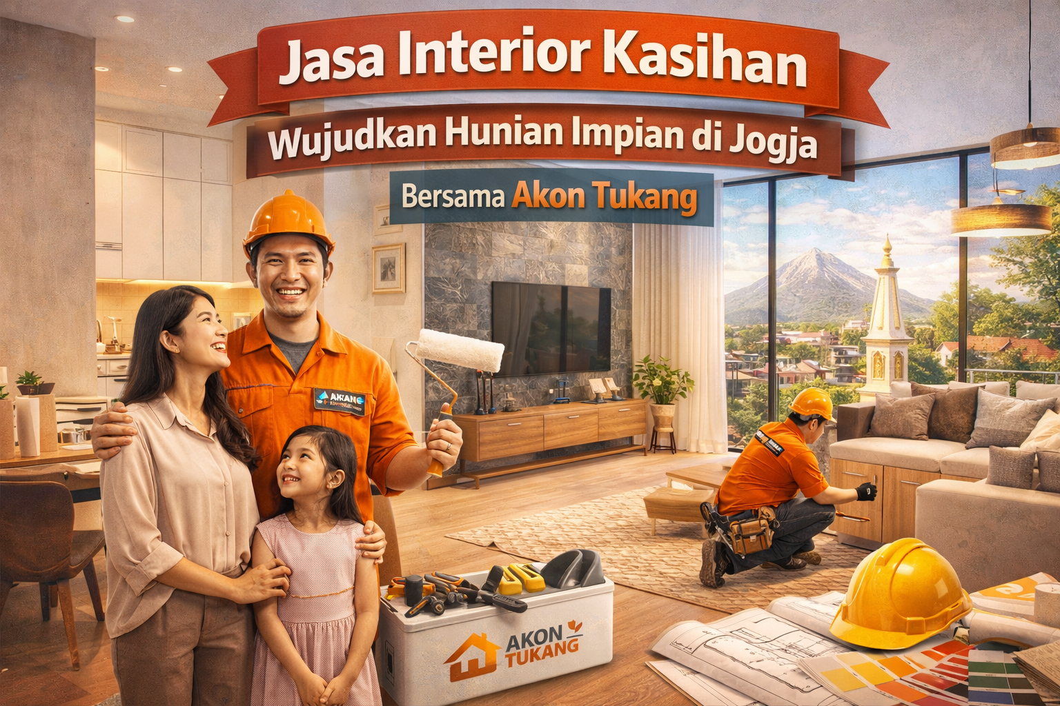 Jasa Interior Kasihan: Wujudkan Hunian Impian di Jogja Bersama Akon Tukang