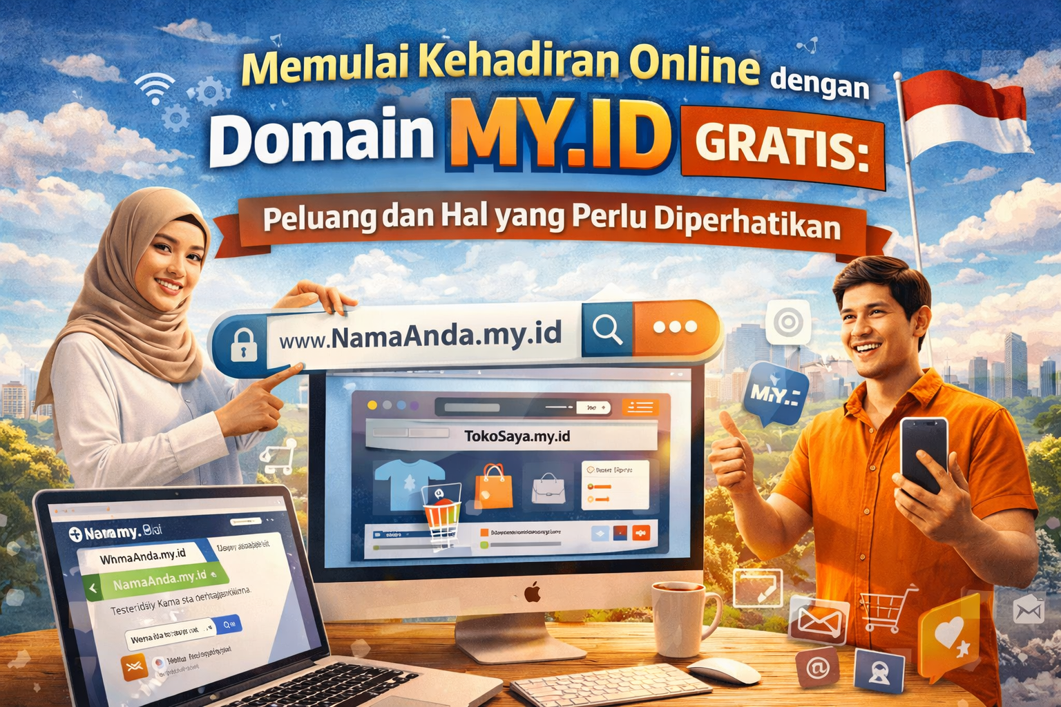 Memulai Kehadiran Online dengan Domain MY.ID Gratis: Peluang dan Hal yang Perlu Diperhatikan